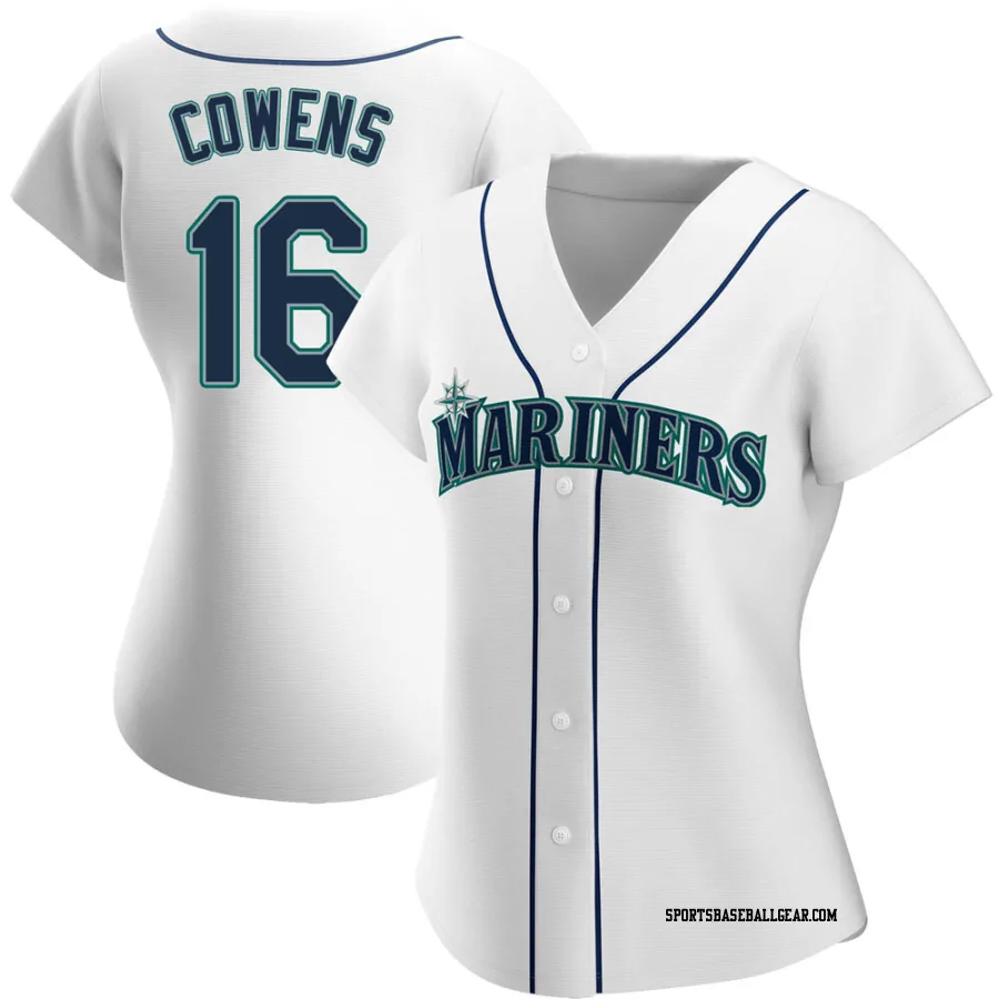 Al Cowens Women's Seattle Mariners White Authentic Home Jersey