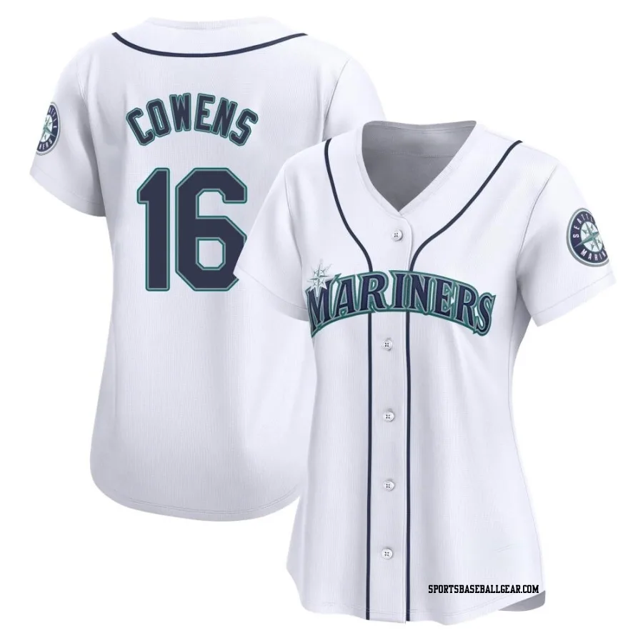 Al Cowens Women's Seattle Mariners White Limited Home Jersey