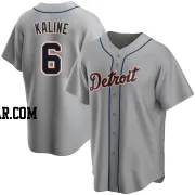 Al Kaline Men's Detroit Tigers Gray Replica Road Jersey