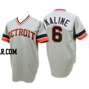 Al Kaline Men's Detroit Tigers Grey Authentic 1984 Throwback Jersey