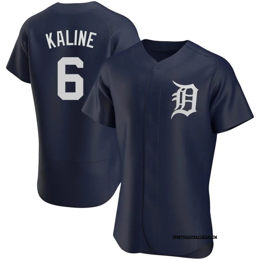 Al Kaline Men's Detroit Tigers Navy Authentic Alternate Jersey