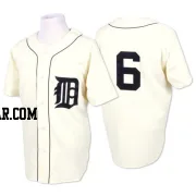 Al Kaline Men's Detroit Tigers White Authentic Throwback Jersey