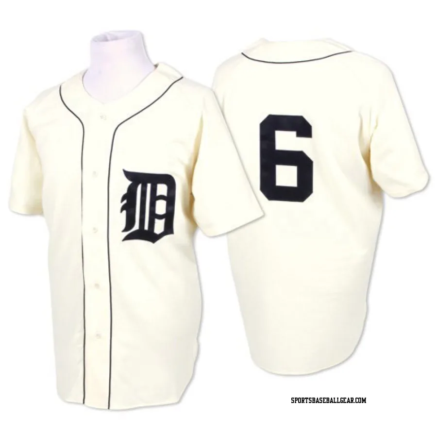 Al Kaline Men's Detroit Tigers White Authentic Throwback Jersey