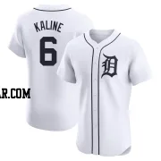 Al Kaline Men's Detroit Tigers White Elite Home Jersey