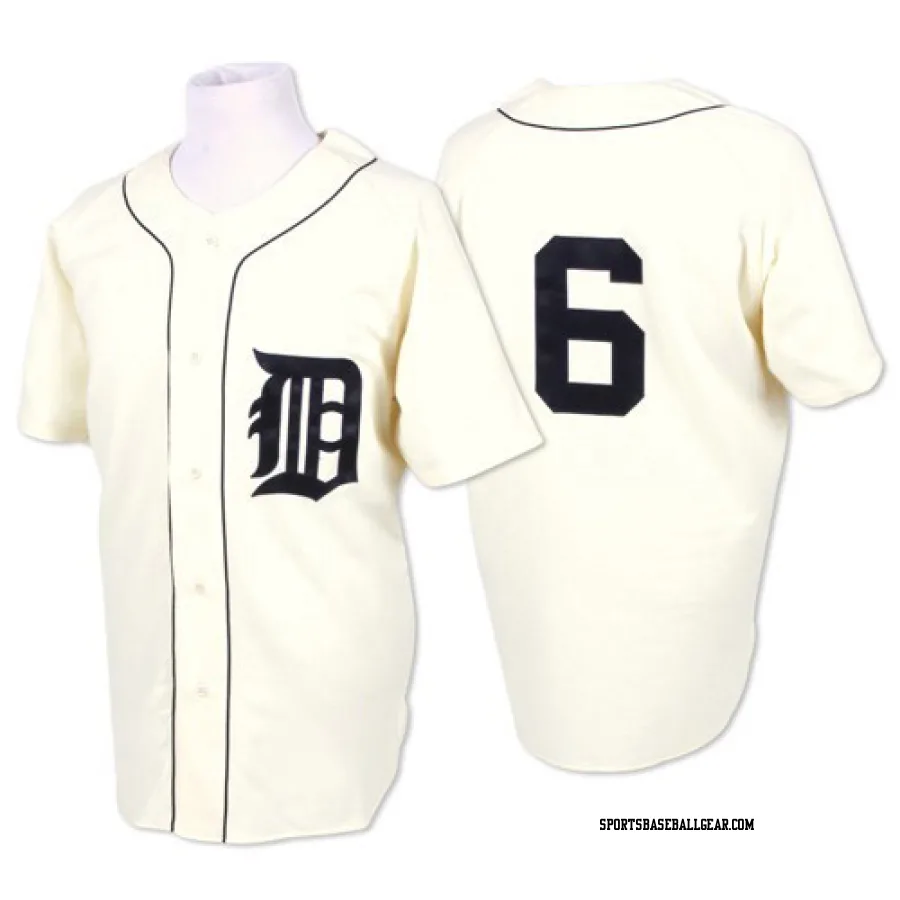 Al Kaline Men's Detroit Tigers White Replica Throwback Jersey