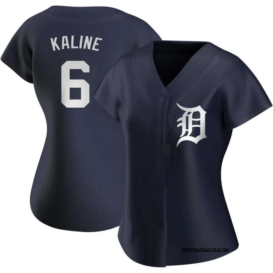 Al Kaline Women's Detroit Tigers Navy Authentic Alternate Jersey