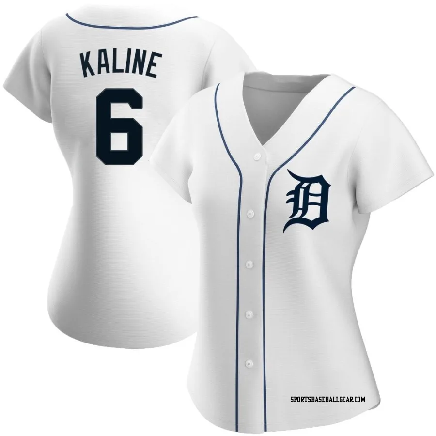 Al Kaline Women's Detroit Tigers White Authentic Home Jersey