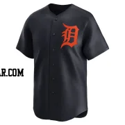 Al Kaline Youth Detroit Tigers Navy Limited Alternate Jersey