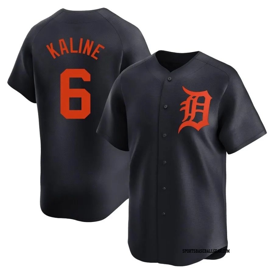 Al Kaline Youth Detroit Tigers Navy Limited Alternate Jersey