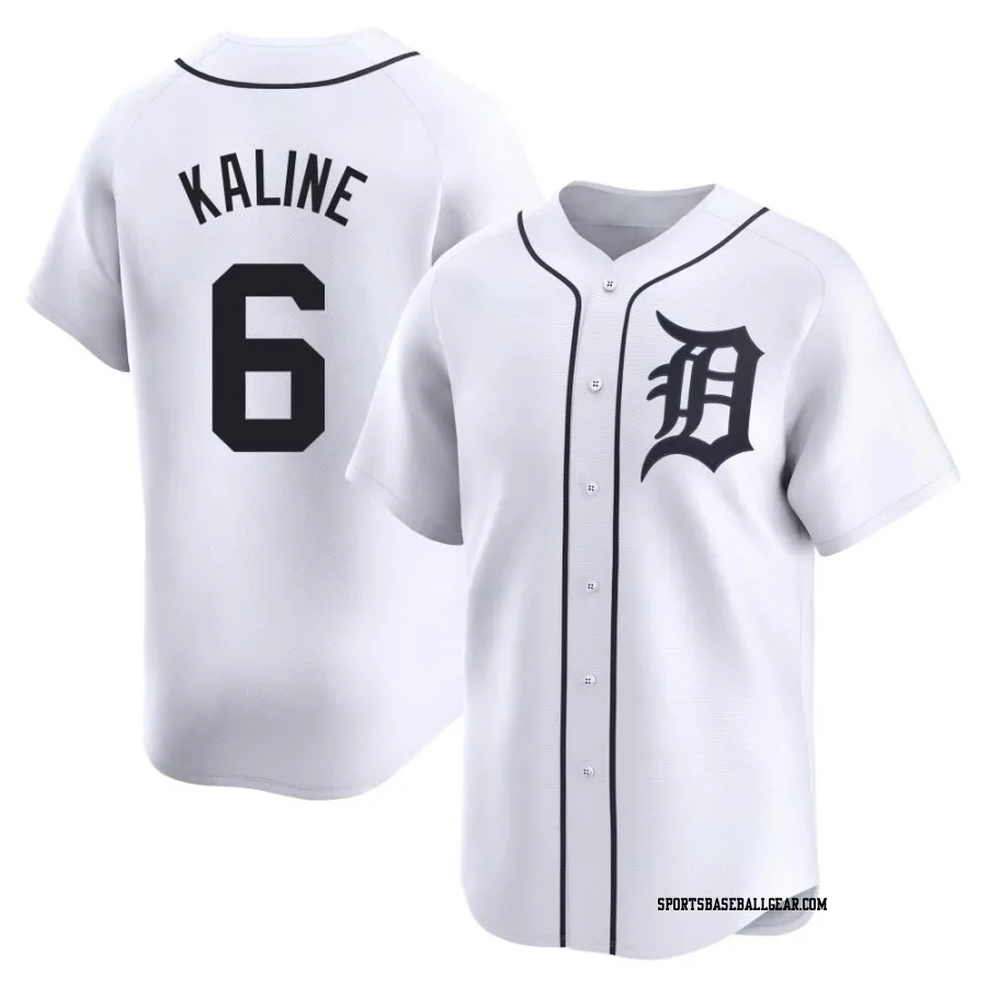 Al Kaline Youth Detroit Tigers White Limited Home Jersey