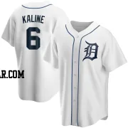 Al Kaline Youth Detroit Tigers White Replica Home Jersey