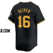 Al Oliver Men's Pittsburgh Pirates Black Limited Alternate Jersey