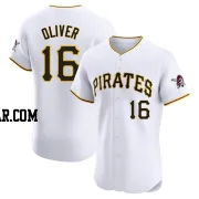 Al Oliver Men's Pittsburgh Pirates White Elite Home Jersey