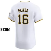 Al Oliver Men's Pittsburgh Pirates White Elite Home Jersey