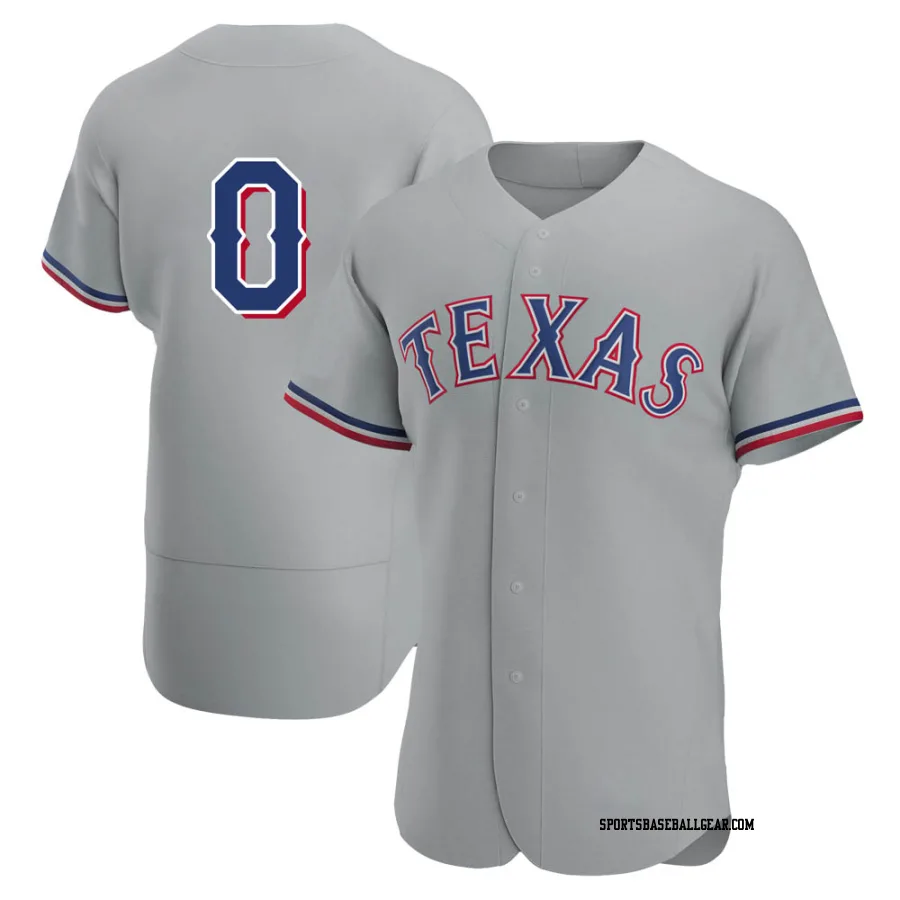 Al Oliver Men's Texas Rangers Gray Authentic Road Jersey