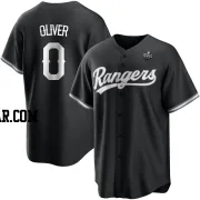 Al Oliver Youth Texas Rangers White Replica Black 2023 World Series Jersey