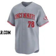 Alan Busenitz Men's Cincinnati Reds Gray Limited Away Jersey