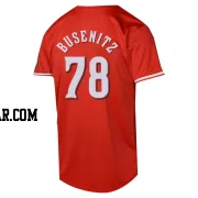 Alan Busenitz Men's Cincinnati Reds Red Limited Alternate Jersey