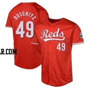 Alan Busenitz Men's Cincinnati Reds Red Limited Alternate Jersey