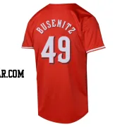 Alan Busenitz Men's Cincinnati Reds Red Limited Alternate Jersey