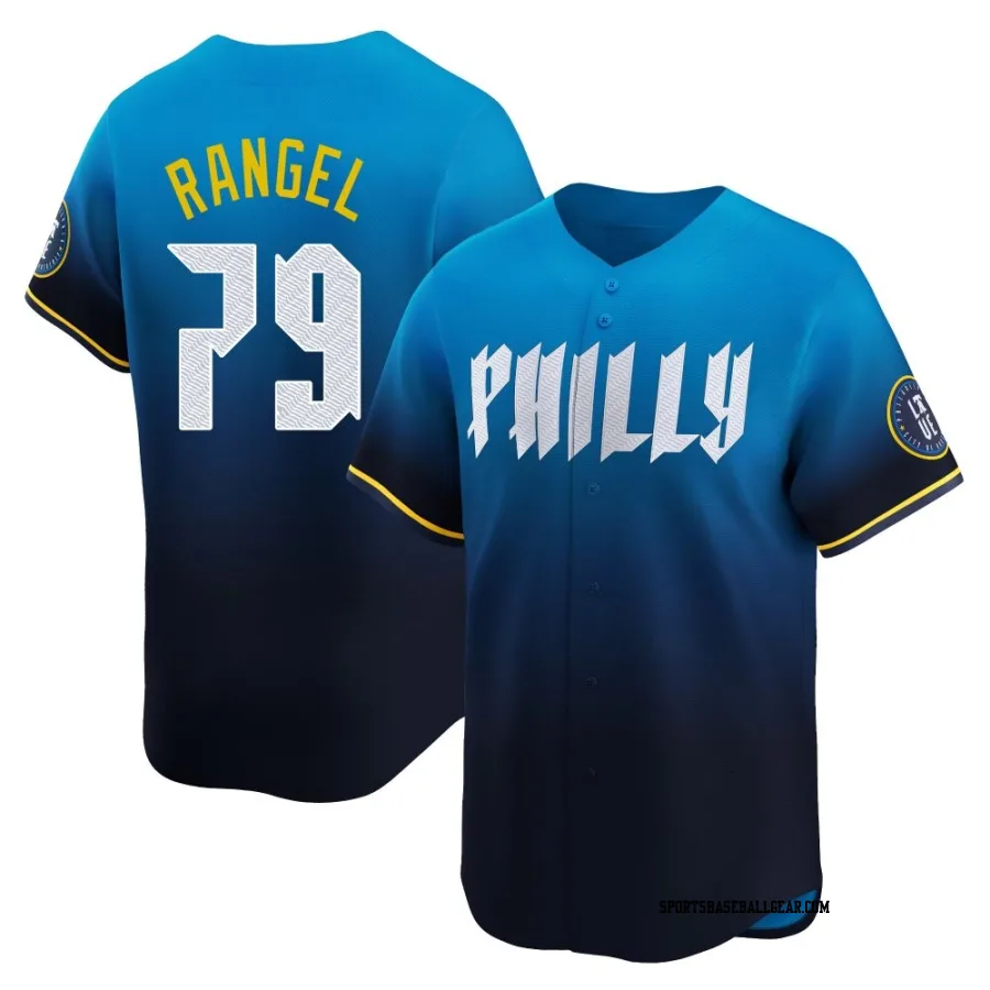 Alan Rangel Men's Philadelphia Phillies Blue Limited 2024 City Connect Jersey