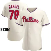 Alan Rangel Men's Philadelphia Phillies Cream Authentic Alternate Jersey