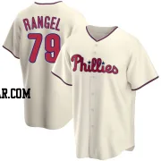 Alan Rangel Men's Philadelphia Phillies Cream Replica Alternate Jersey