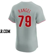 Alan Rangel Men's Philadelphia Phillies Gray Elite Road Jersey