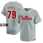 Alan Rangel Men's Philadelphia Phillies Gray Limited Away Jersey