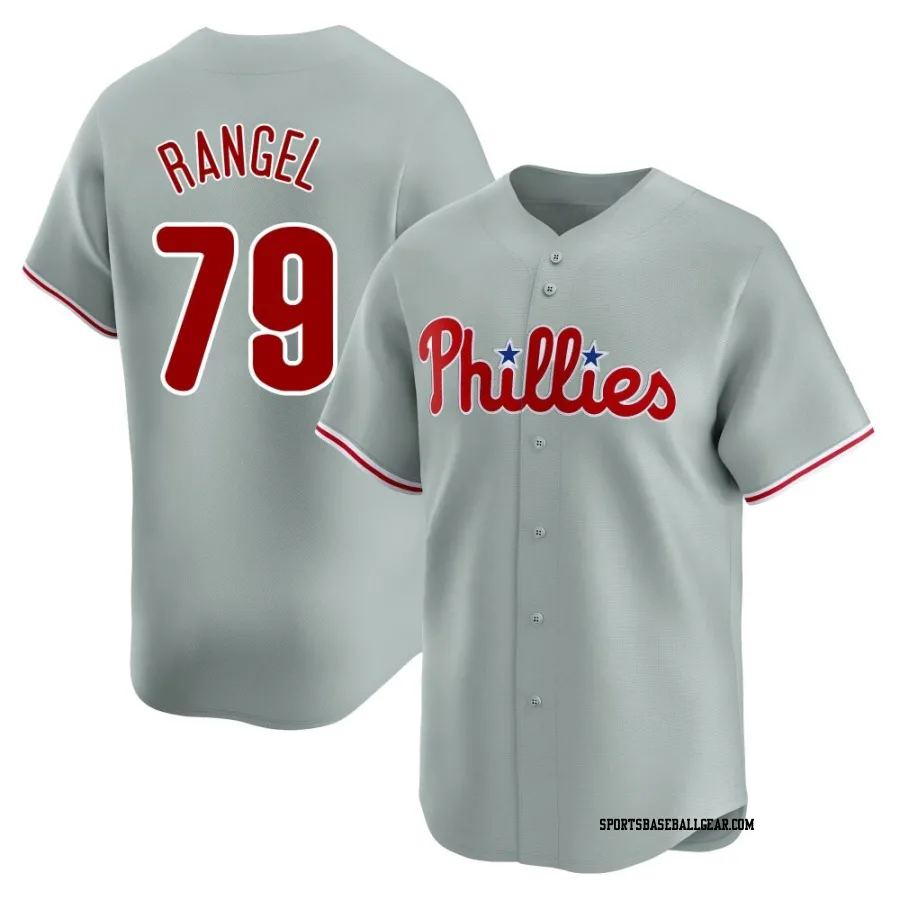 Alan Rangel Men's Philadelphia Phillies Gray Limited Away Jersey