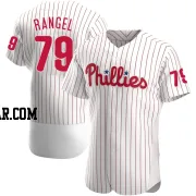 Alan Rangel Men's Philadelphia Phillies White Authentic Home Jersey