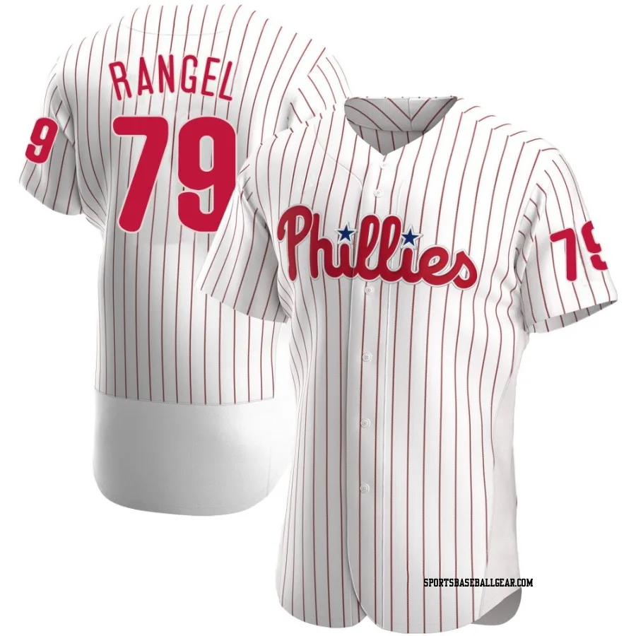 Alan Rangel Men's Philadelphia Phillies White Authentic Home Jersey