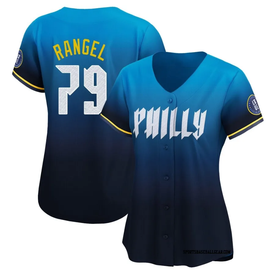 Alan Rangel Women's Philadelphia Phillies Blue Limited 2024 City Connect Jersey