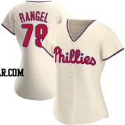 Alan Rangel Women's Philadelphia Phillies Cream Authentic Alternate Jersey