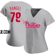 Alan Rangel Women's Philadelphia Phillies Gray Authentic Road Jersey