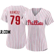 Alan Rangel Women's Philadelphia Phillies White Authentic 2022 World Series Home Jersey