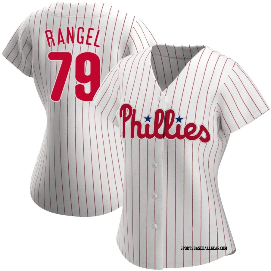 Alan Rangel Women's Philadelphia Phillies White Authentic Home Jersey