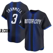 Alan Trammell Men's Detroit Tigers Blue Limited 2024 City Connect Jersey