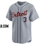 Alan Trammell Men's Detroit Tigers Gray Limited Road Jersey