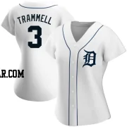 Alan Trammell Women's Detroit Tigers White Authentic Home Jersey