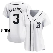 Alan Trammell Women's Detroit Tigers White Limited Home Jersey