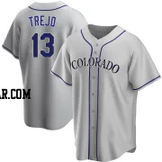 Alan Trejo Men's Colorado Rockies Gray Replica Road Jersey