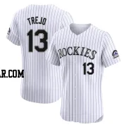 Alan Trejo Men's Colorado Rockies White Elite Home Jersey