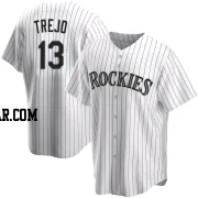 Alan Trejo Men's Colorado Rockies White Replica Home Jersey