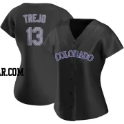 Alan Trejo Women's Colorado Rockies Black Authentic Alternate Jersey