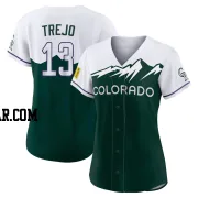 Alan Trejo Women's Colorado Rockies Green Replica 2022 City Connect Jersey