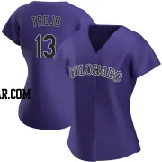 Alan Trejo Women's Colorado Rockies Purple Replica Alternate Jersey