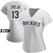 Alan Trejo Women's Colorado Rockies White Replica Home Jersey