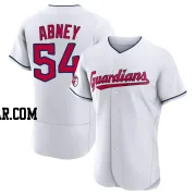 Alaska Abney Men's Cleveland Guardians White Authentic Home Jersey