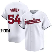 Alaska Abney Men's Cleveland Guardians White Limited Home Jersey